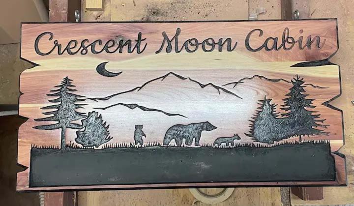세비어빌 Crescent Moon Cabin 빌라 외부 사진